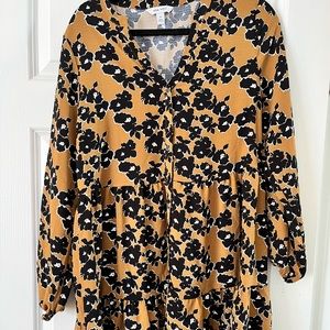 Nine West floral shirt dress